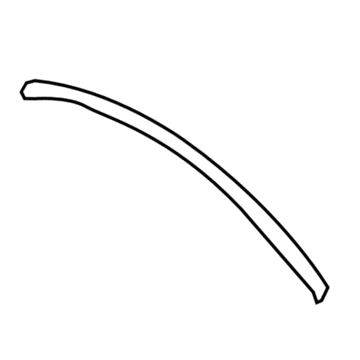 GM 22893936 Rear Weatherstrip, Driver Side 22893936 GM Rear Weatherstrip, Driver Side Illustration 1 of 1