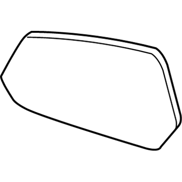 Chevy 92235873 Mirror Glass