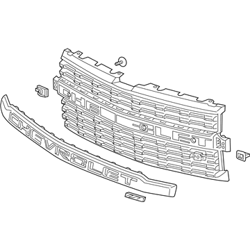 Chevy Silverado 1500 LTD Grille - 85153815