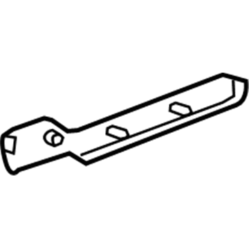 GM 15822391 Inner Finish Panel, Titanium, Driver Side 15822391 GM Inner Finish Panel, Titanium, Driver Side Illustration 1 of 1