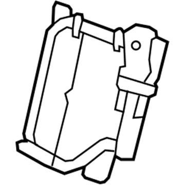 GM 15898363 Seat Back Frame, Driver Side 15898363 GM Seat Back Frame, Driver Side Illustration 1 of 1