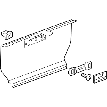 GM 84218874 Front Trim 84218874 GM Front Trim Illustration 1 of 1