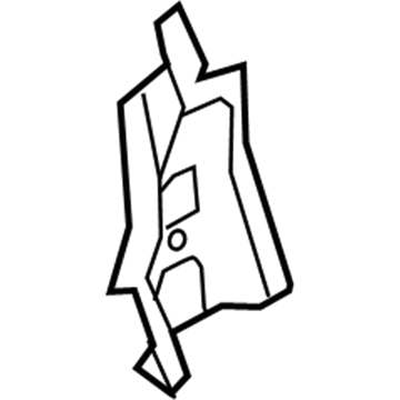 GM 84142401 Inner Brace, Rear Driver Side 84142401 GM Inner Brace, Rear Driver Side Illustration 1 of 1
