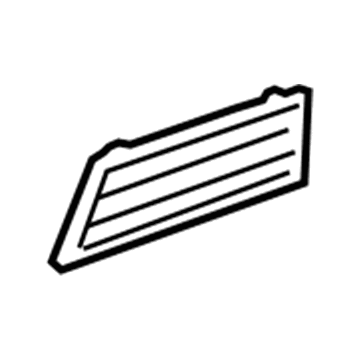 GM 15805429 Air Grille, Passenger Side 15805429 GM Air Grille, Passenger Side Illustration 1 of 1