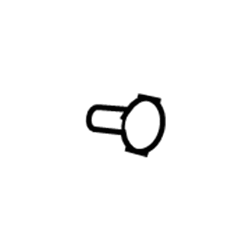 GM 22731897 Package Tray Trim Retainer, Titanium, Rear 22731897 GM Package Tray Trim Retainer, Titanium, Rear Illustration 1 of 1