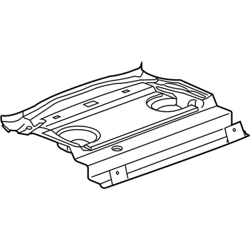 GM 20838046 Speaker Cover, Rear 20838046 GM Speaker Cover, Rear Illustration 1 of 1