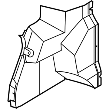 GM 96415053 Side Trim 96415053 GM Side Trim Illustration 1 of 1