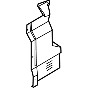 GM 96834799 Side Trim Panel 96834799 GM Side Trim Panel Illustration 1 of 1
