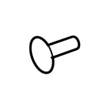 GM 94530732 Lower Quarter Trim Clip, Black 94530732 GM Lower Quarter Trim Clip, Black Illustration 1 of 1