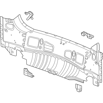GM 60006771 Rear Body Panel 60006771 GM Rear Body Panel Illustration 1 of 1