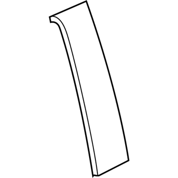 GM 84012869 Black Out Tape, Outer Driver Side 84012869 GM Black Out Tape, Outer Driver Side Illustration 1 of 1