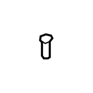 GM 11516805 Bumper Cover Rivet 11516805 GM Bumper Cover Rivet Illustration 1 of 1