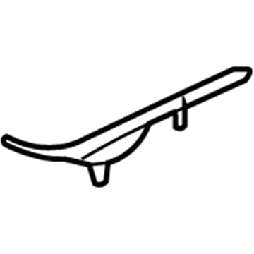 GM 15230685 Front Reinforcement, Passenger Side 15230685 GM Front Reinforcement, Passenger Side Illustration 1 of 1