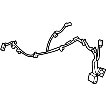 84710934 GM Harness, Rear Passenger Side Illustration 1 of 1