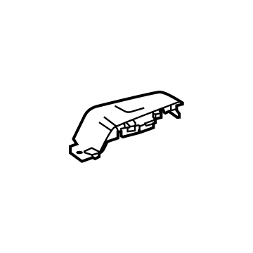 84189745 GM Switch Panel, Jet Black, Rear Driver Side Illustration 1 of 1