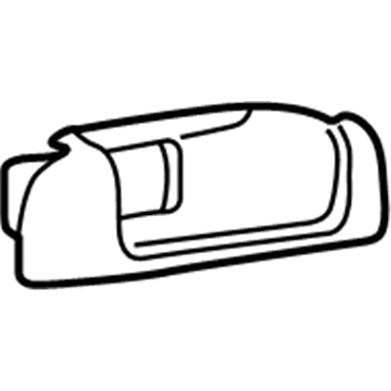 GM 10268556 Trim Plate 10268556 GM Trim Plate Illustration 1 of 1
