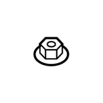 Chevy 11609533 Shock Mount Nut