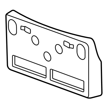 Cadillac 42790246 License Frame