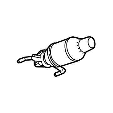 GM 19420251 Catalytic Converter 19420251 GM Catalytic Converter Illustration 1 of 1