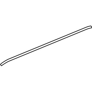 25790461 GM Lower Weatherstrip, Driver Side Illustration 1 of 1