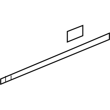 20827705 GM Side Molding, Front Driver Side Illustration 1 of 1