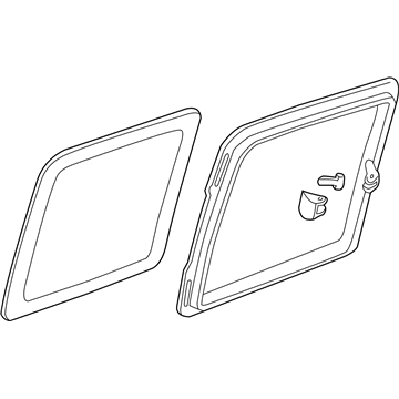 Chevy 88939710 Moveable Glass