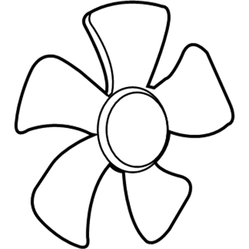 Cadillac CTS Cooling Fan Assembly - 25767914