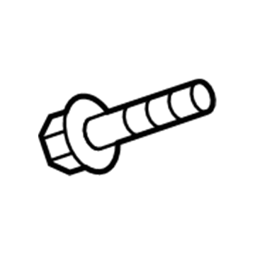 11546407 GM Stabilizer Link Upper Bolt Illustration 1 of 1