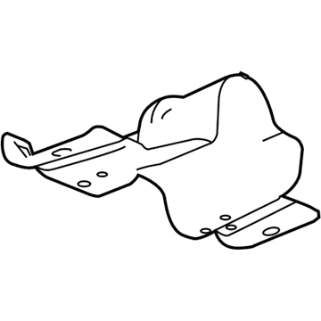 GM 20921581 Tank Shield 20921581 GM Tank Shield Illustration 1 of 1