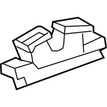GM 15843182 Defroster Nozzle 15843182 GM Defroster Nozzle Illustration 1 of 1
