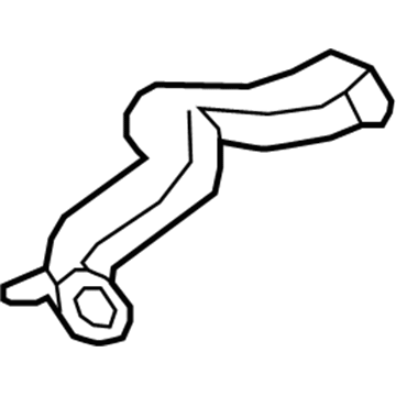 GM 25800284 Defroster Duct, Driver Side 25800284 GM Defroster Duct, Driver Side Illustration 1 of 1