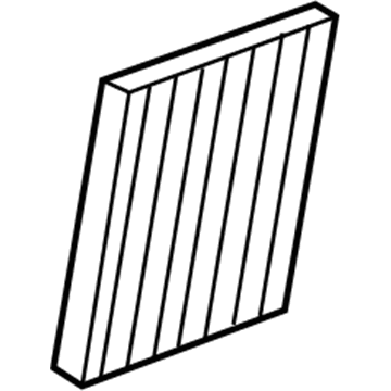 GM 19130403 Air Filter 19130403 GM Air Filter Illustration 1 of 1