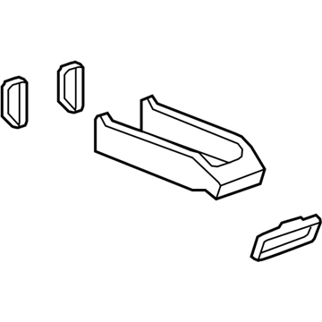 GM 15843191 Center Duct 15843191 GM Center Duct Illustration 1 of 1