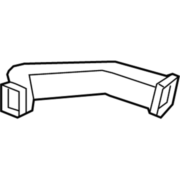 GM 25905216 Outlet Duct, Passenger Side 25905216 GM Outlet Duct, Passenger Side Illustration 1 of 1
