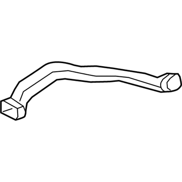 GM 25800285 Defroster Duct, Passenger Side 25800285 GM Defroster Duct, Passenger Side Illustration 1 of 1