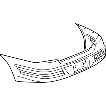 Pontiac Bumper Cover - 12336044