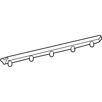 GM 15136067 Belt Weatherstrip, Rear Outer Driver Side 15136067 GM Belt Weatherstrip, Rear Outer Driver Side Illustration 1 of 1
