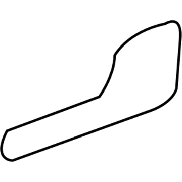GM 88980828 Lower Molding 88980828 GM Lower Molding Illustration 1 of 1