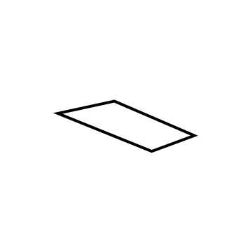 GM 84318648 Tray Mat, Passenger Side 84318648 GM Tray Mat, Passenger Side Illustration 1 of 1