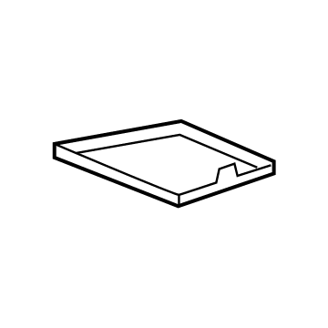 GM 84299268 Compartment Mat 84299268 GM Compartment Mat Illustration 1 of 1