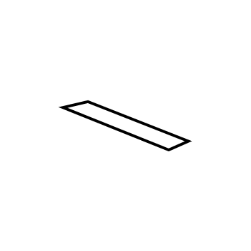 GM 84318647 Tray Mat, Driver Side 84318647 GM Tray Mat, Driver Side Illustration 1 of 1
