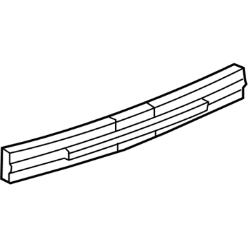 GM 15950658 Impact Bar 15950658 GM Impact Bar Illustration 1 of 1