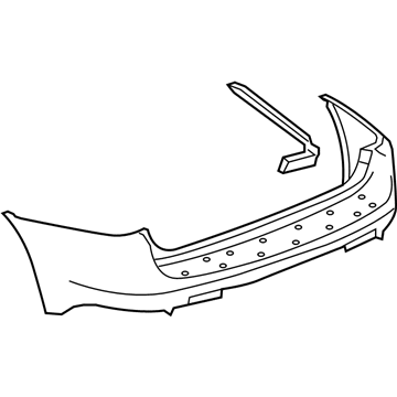 GM 89025791 Bumper Cover 89025791 GM Bumper Cover Illustration 1 of 1