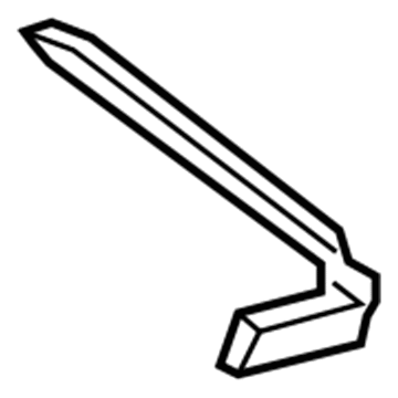 GM 15825634 Side Bracket, Passenger Side 15825634 GM Side Bracket, Passenger Side Illustration 1 of 1