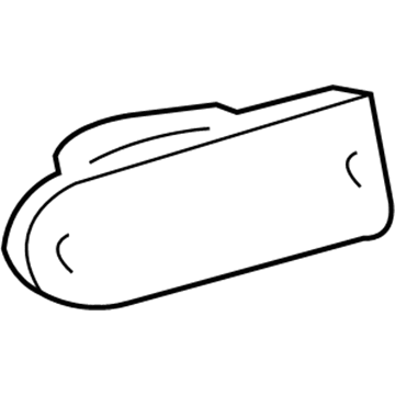 GM 10440612 Backup Lamp Assembly, Driver Side 10440612 GM Backup Lamp Assembly, Driver Side Illustration 1 of 1