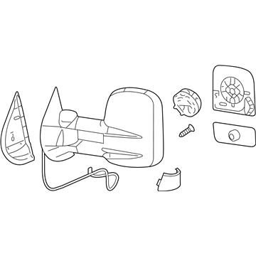 Chevy 20862094 Mirror Assembly