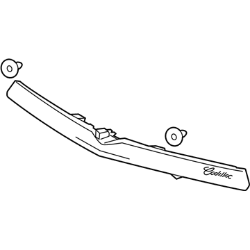 22912161 GM Molding Assembly, Rear Illustration 1 of 1