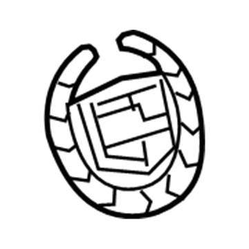 23236084 GM Emblem, Rear Illustration 1 of 1