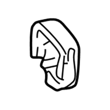 GM 25766856 Wedge, Rear 25766856 GM Wedge, Rear Illustration 1 of 1