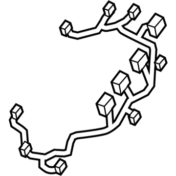 GM 22893634 Wire Harness, Front Passenger Side 22893634 GM Wire Harness, Front Passenger Side Illustration 1 of 1